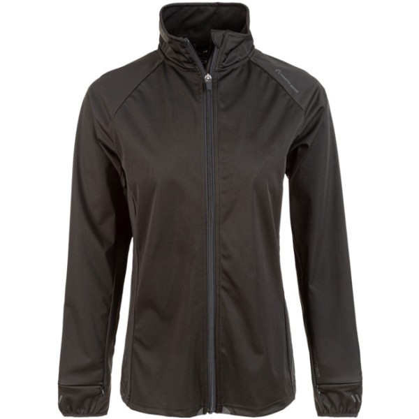 North Bend Damen Rapid Laufjacke Trainingsjacke schwarz