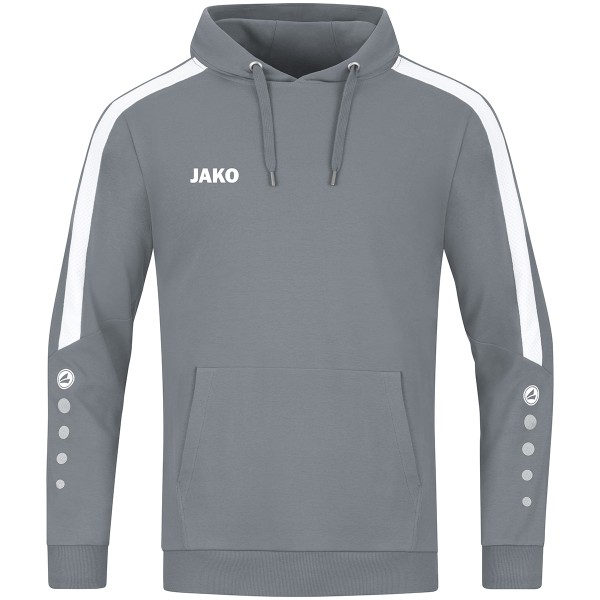 Jako Herren Power Kapuzenpullover Hoodie steingrau