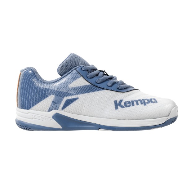 Kempa Kinder Wing 2.0 Junior Handballschuh weiß-steel blau