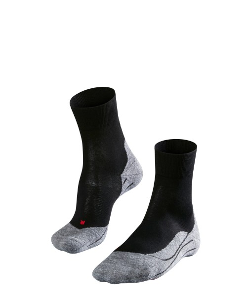 Falke Damen Running und Fitness Socken Strümpfe RU 4 schwarz-grau
