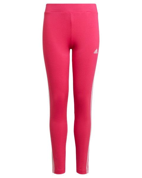 Adidas Mädchen 3 Streifen Leggings Tight pink-weiß