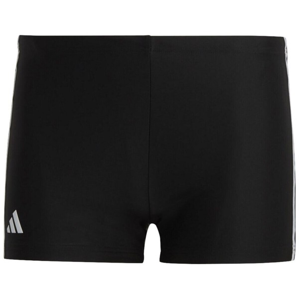 Adidas Herren 3-Stripes Boxer Badeshort Badehose schwarz-weiß